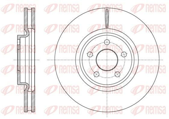 Stabdžių diskas REMSA 61602.10