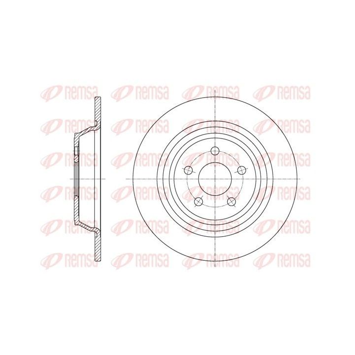 Stabdžių diskas REMSA 61604.00
