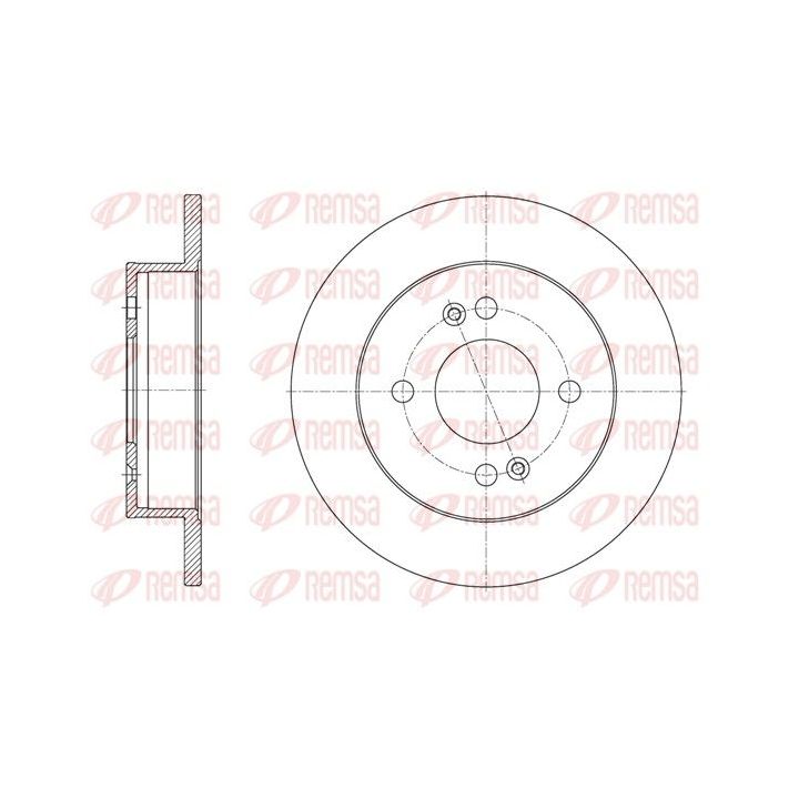 Stabdžių diskas REMSA 61609.00