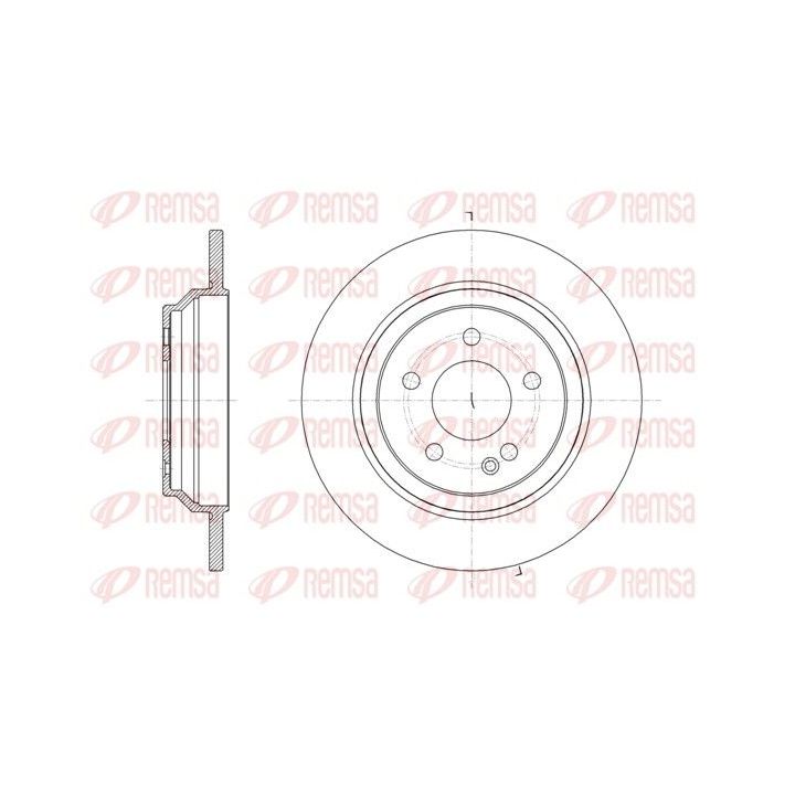 Stabdžių diskas REMSA 61616.00
