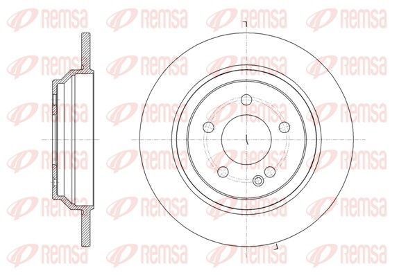 Stabdžių diskas REMSA 61616.00