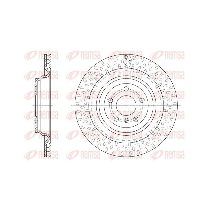 Stabdžių diskas REMSA 61635.10