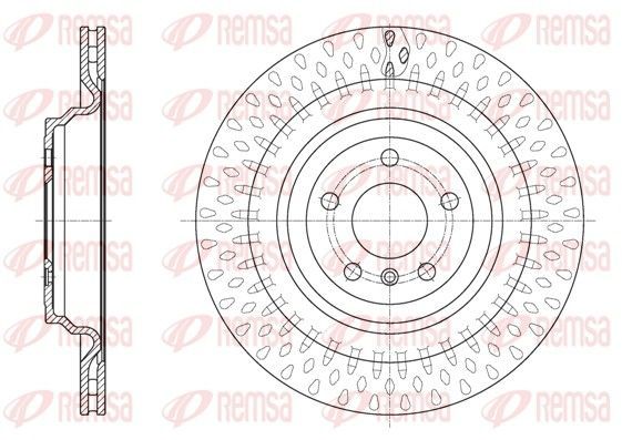 Stabdžių diskas REMSA 61635.10