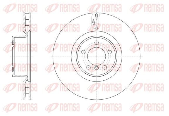 Stabdžių diskas REMSA 61661.10