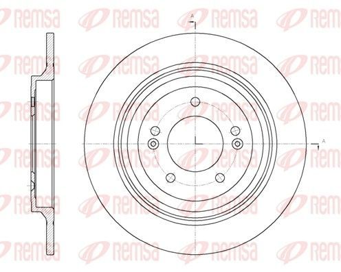 Stabdžių diskas REMSA 61780.00
