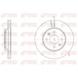 Stabdžių diskas REMSA 61784.10