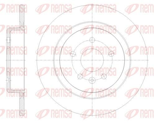 Stabdžių diskas REMSA 61791.00