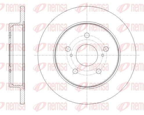 Stabdžių diskas REMSA 61795.00