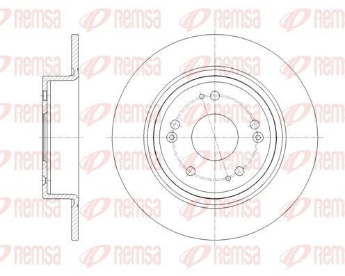Stabdžių diskas REMSA 61811.00