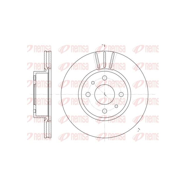 Stabdžių diskas REMSA 6183.10