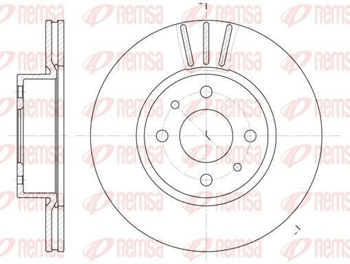 Stabdžių diskas REMSA 6183.10