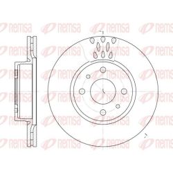 Stabdžių diskas REMSA 6186.10
