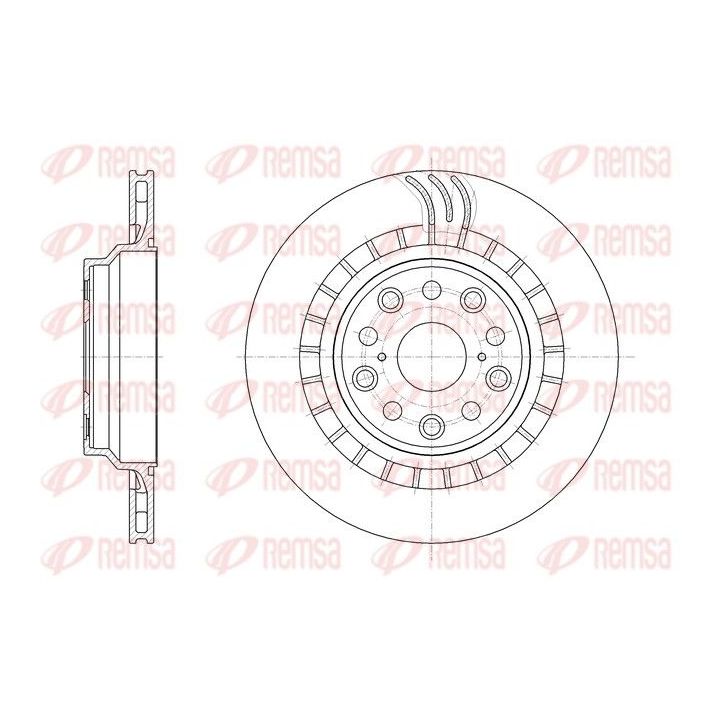 Stabdžių diskas REMSA 61879.11