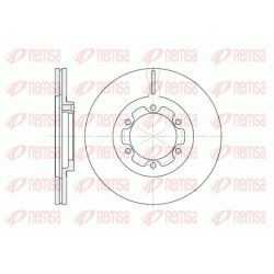 Stabdžių diskas REMSA 6188.10