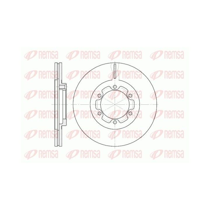 Stabdžių diskas REMSA 6188.10