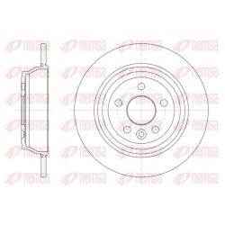 Stabdžių diskas REMSA 61899.00