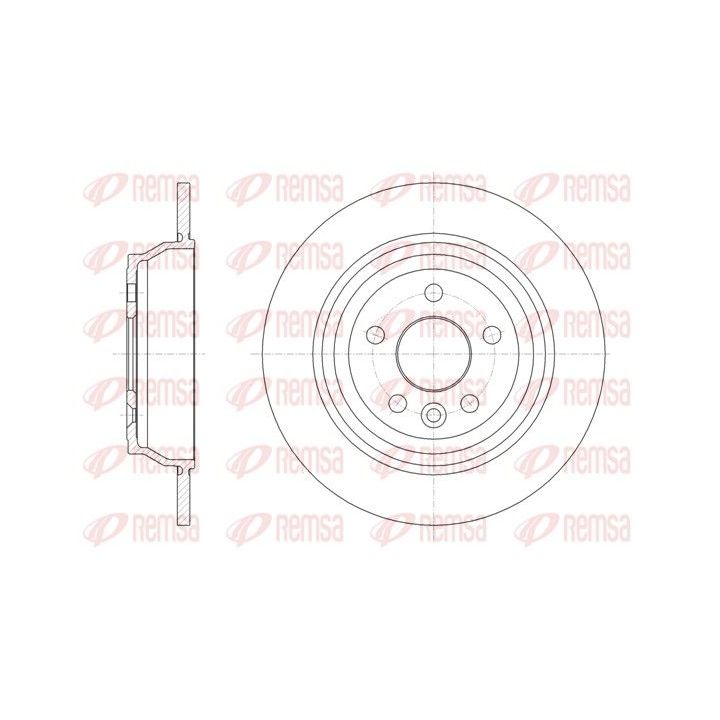 Stabdžių diskas REMSA 61899.00