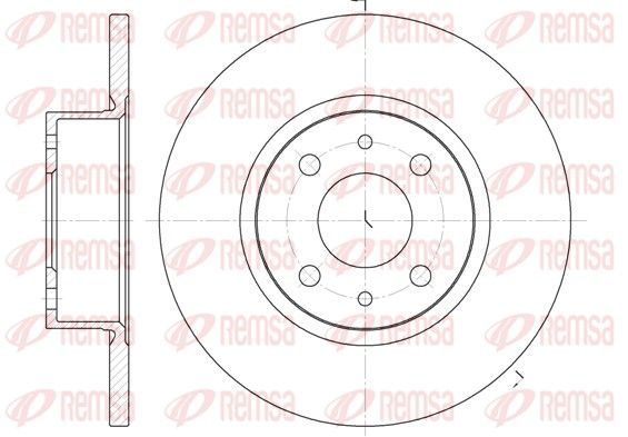 Stabdžių diskas REMSA 6192.00