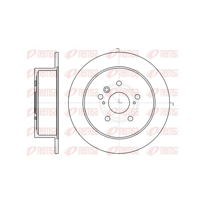 Stabdžių diskas REMSA 61969.00