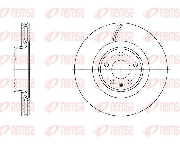 Stabdžių diskas REMSA 61970.10