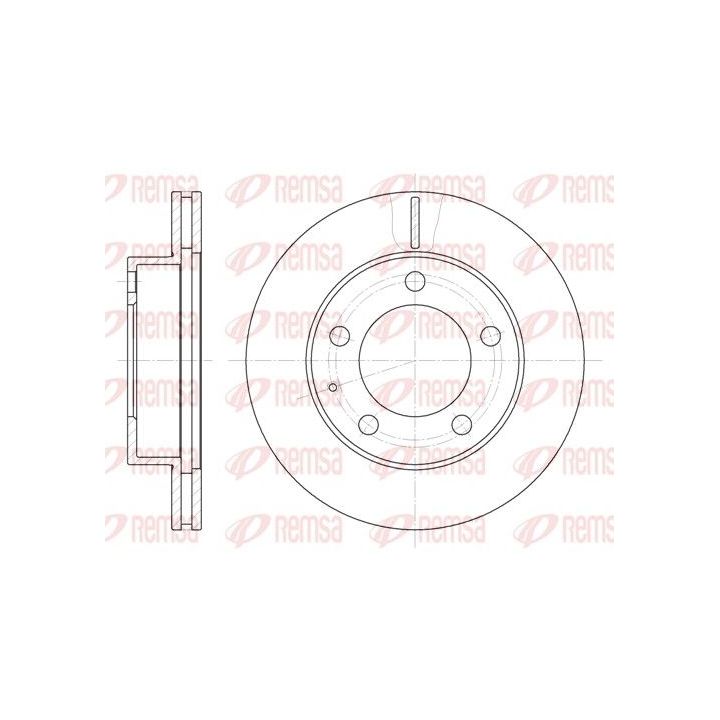 Stabdžių diskas REMSA 6203.10