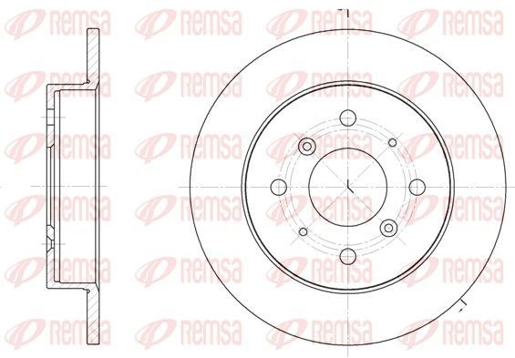 Stabdžių diskas REMSA 6208.00