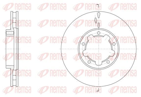 Stabdžių diskas REMSA 62091.10
