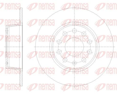 Stabdžių diskas REMSA 62098.00