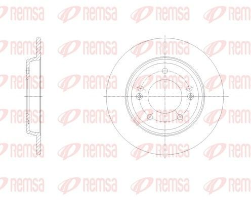 Stabdžių diskas REMSA 62102.00