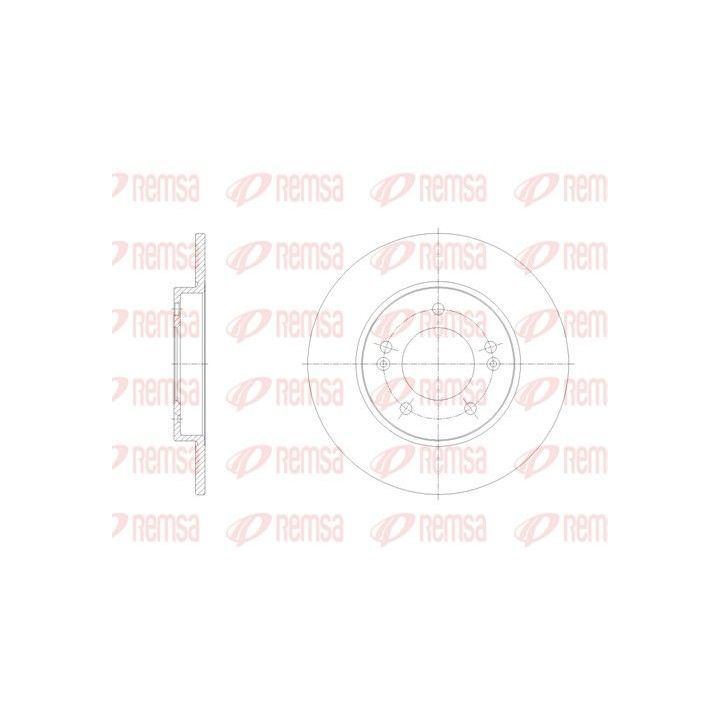 Stabdžių diskas REMSA 62103.00