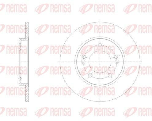 Stabdžių diskas REMSA 62103.00