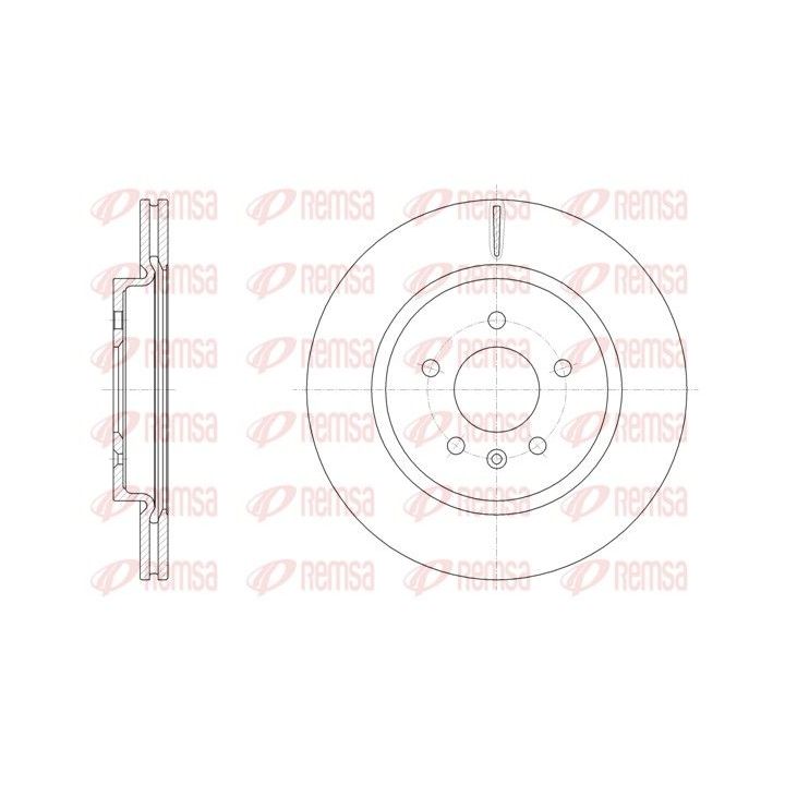 Stabdžių diskas REMSA 62106.10