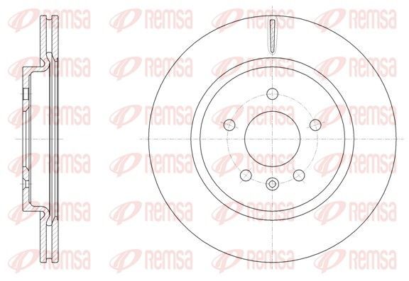 Stabdžių diskas REMSA 62106.10