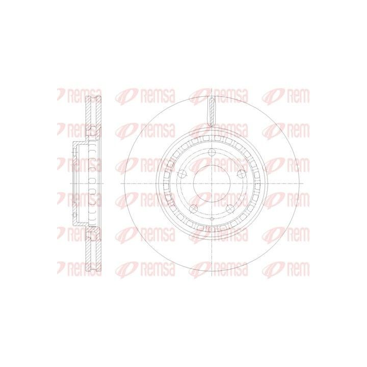 Stabdžių diskas REMSA 62116.10