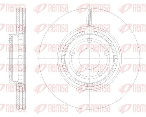 Stabdžių diskas REMSA 62116.10