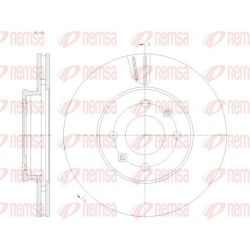 Stabdžių diskas REMSA 62121.10
