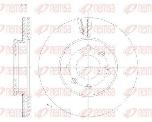 Stabdžių diskas REMSA 62121.10
