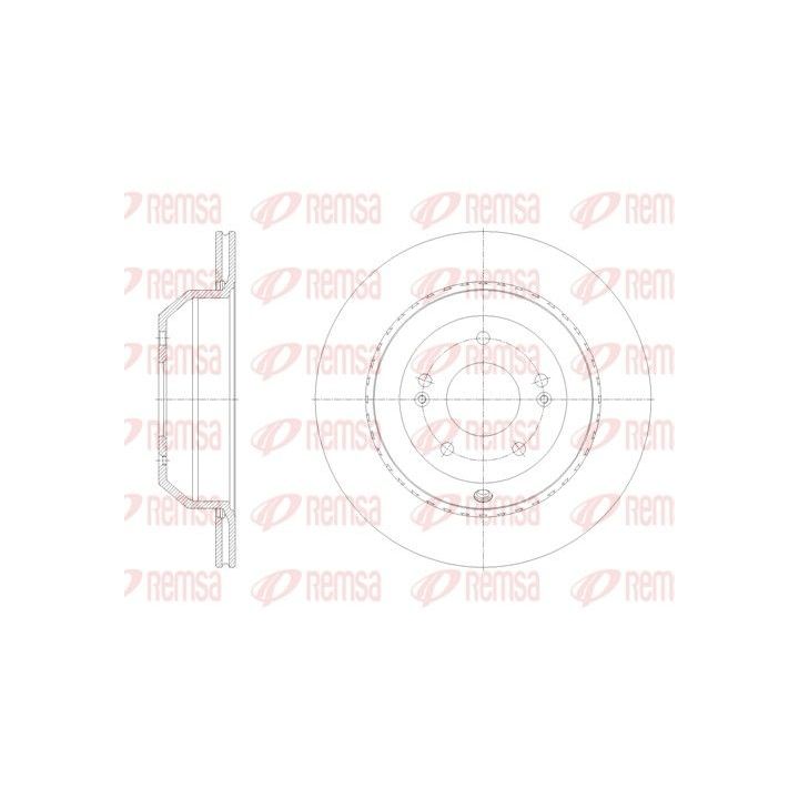 Stabdžių diskas REMSA 62123.10