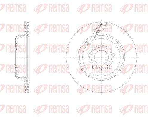Stabdžių diskas REMSA 62128.10