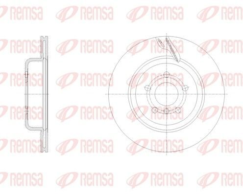 Stabdžių diskas REMSA 62128.11