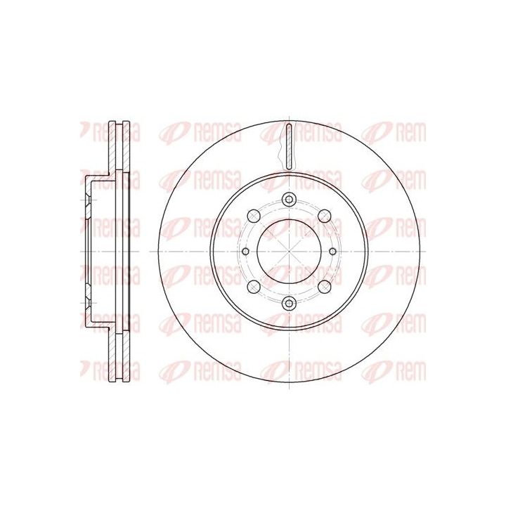 Stabdžių diskas REMSA 6224.10