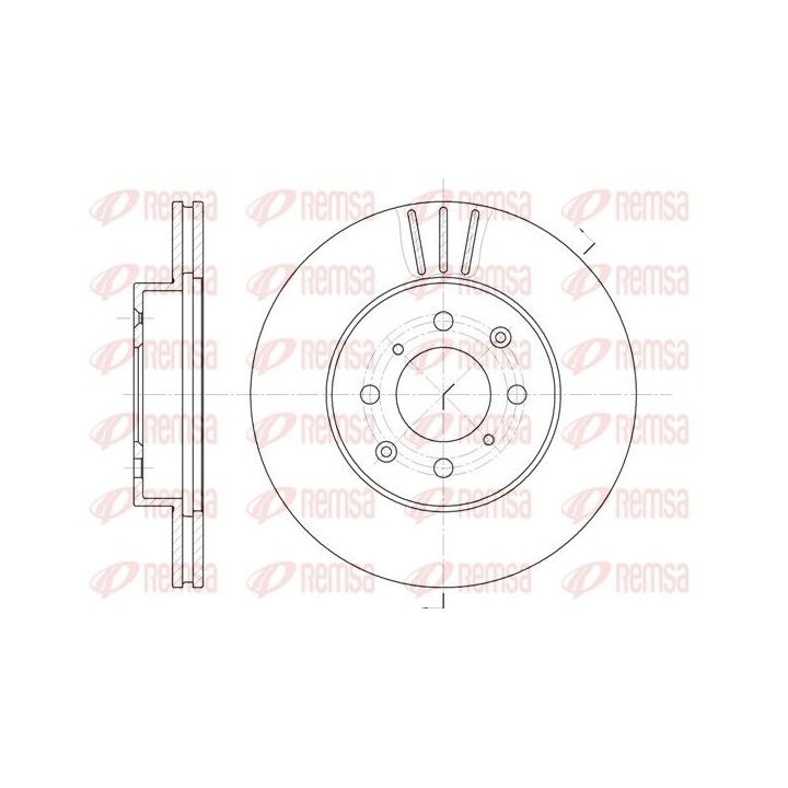 Stabdžių diskas REMSA 6226.10