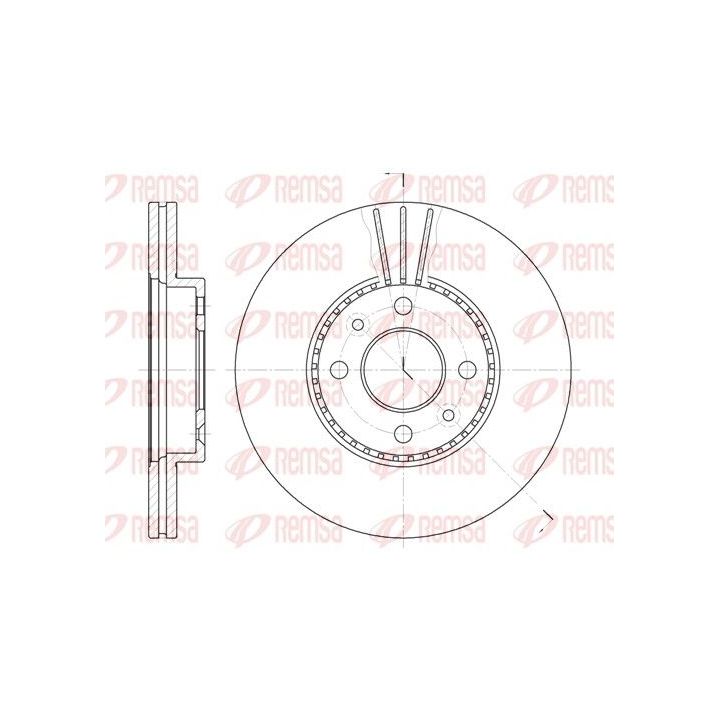 Stabdžių diskas REMSA 6227.10