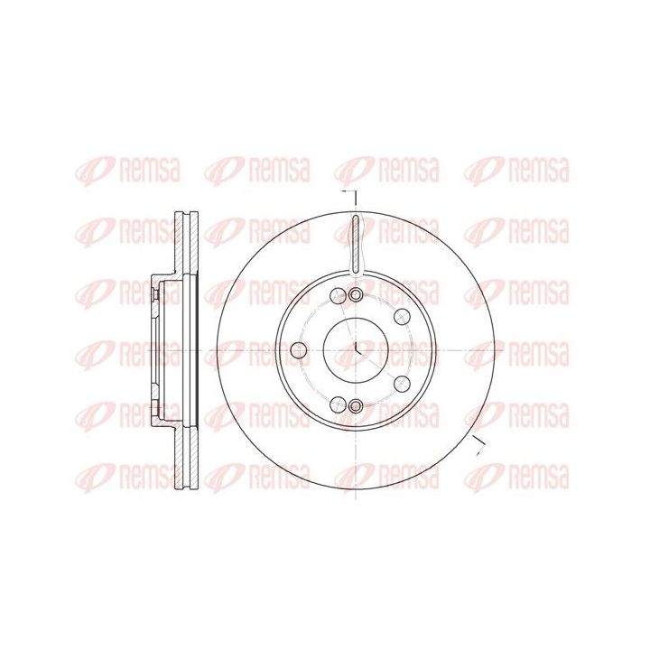 Stabdžių diskas REMSA 6227.11