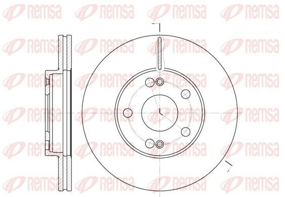 Stabdžių diskas REMSA 6227.11