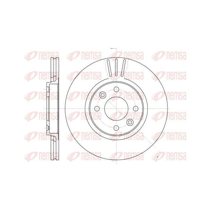 Stabdžių diskas REMSA 6236.10