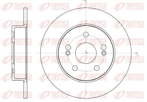 Stabdžių diskas REMSA 6239.01