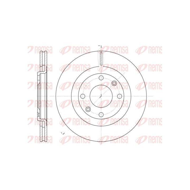 Stabdžių diskas REMSA 6240.10