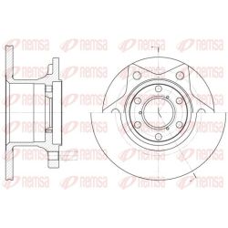 Stabdžių diskas REMSA 6242.00