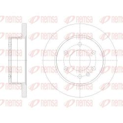 Stabdžių diskas REMSA 62514.00